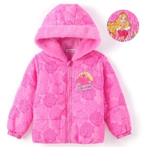 Disney Pink Princess Puffer Jacket